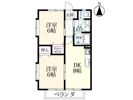 ロッジ久保田A棟の間取り画像