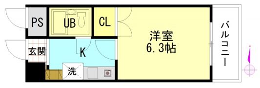 センテニアル横川の間取り画像
