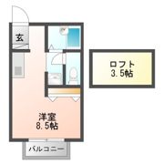 フローラ泉町Aの間取り画像