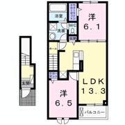 テルミアース Ⅱの間取り画像
