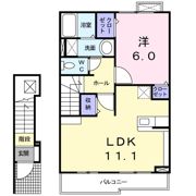 プラシード アロッジオの間取り画像