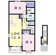 カーサPフレンズの間取り画像