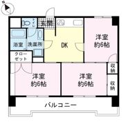 コーポ上原の間取り画像