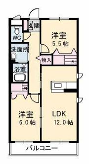 トリニティコート B棟の間取り画像