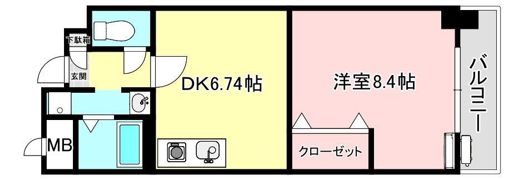 ウイングス神姫の間取り画像