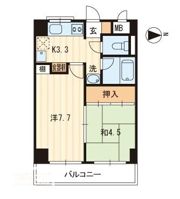 アヴニール若宮の間取り画像