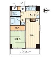 アヴニール若宮の間取り画像