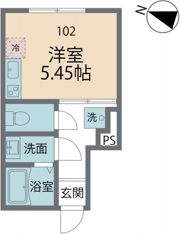 ブランシェの間取り画像