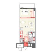 TQレジデンス名古屋錦(旧CASSIA錦本町通)の間取り画像