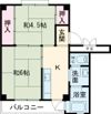 ビレッジハウス白鳥2号棟の間取り画像