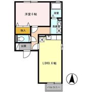 クラレンスホワイト Ⅰ・IIの間取り画像