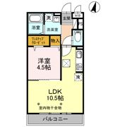 ロータス草加 Ⅱの間取り画像