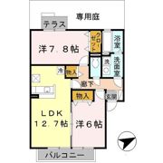 ヒールクリークM サウスの間取り画像