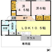 ボナール柳の間取り画像