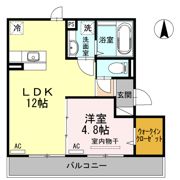 セジュールDH A棟の間取り画像