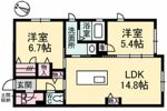 ファンコート船越の間取り画像