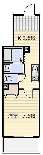 クレア栄町の間取り画像