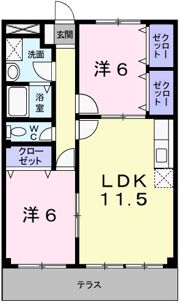 ファミール広畑の間取り画像