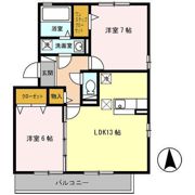 オータスⅢの間取り画像