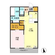 ディアマント Aの間取り画像