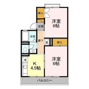 エステート葛城の間取り画像