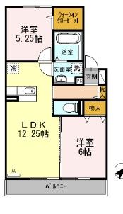 ベルテ東豊田の間取り画像