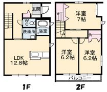 クローバーの間取り画像