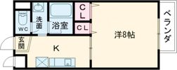 Surplus Ⅰ ハピネスAの間取り画像
