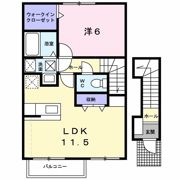 クラールの間取り画像