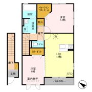 ウエストハイム Ⅲの間取り画像
