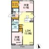 グランテージ海神Bの間取り画像