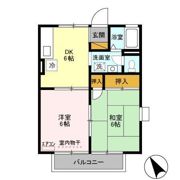 アネックス中野 Aの間取り画像