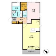 フロンティエールCの間取り画像