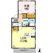 カサベルデ Kの間取り画像
