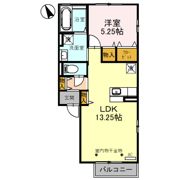リビングタウン小松参番館 Cの間取り画像