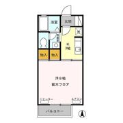 アネーロ和田 Aの間取り画像