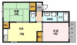 ソレアード北仁川の間取り画像