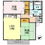 サンマルシェ A棟の間取り画像