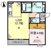 La maison Chico Rich（ﾗ ﾒｿﾞﾝ ﾁｺ ﾘｯﾁ）の間取り画像
