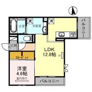 La maison Chico Rich（ﾗ ﾒｿﾞﾝ ﾁｺ ﾘｯﾁ）の間取り画像