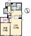 Azul Wisteria（アズールウィステリア）B棟の間取り画像