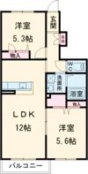 メゾン梨川Ⅲの間取り画像