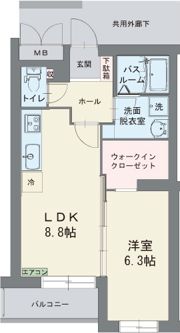 グランセードルの間取り画像
