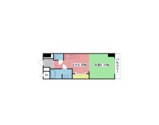 IMASA MORUGEN 壱番館の間取り画像