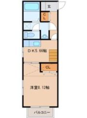 アフォリステーションノース弐番館の間取り画像