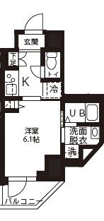 ハーモニーレジデンス新横浜の間取り画像