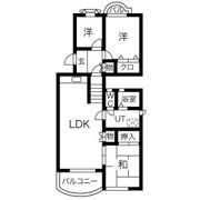 ヴィラ若葉台の間取り画像