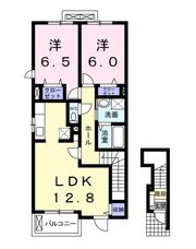 リッソ カージェの間取り画像