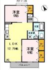 セジュール渋川 B棟の間取り画像