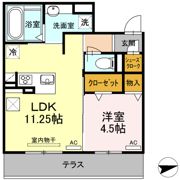 D-room 十王の間取り画像